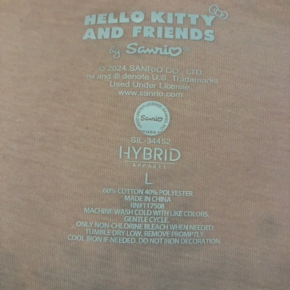 Sanrio Pink Character Short Sleeve Tee - Picture 5 of 6